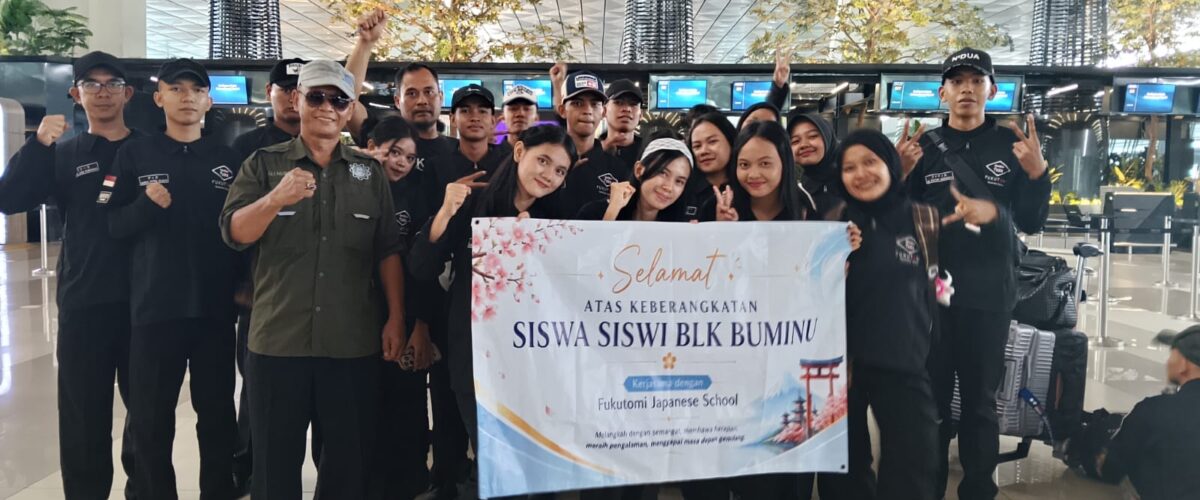 Ketua Umum Federasi Buminu Sarbumusi Dampingi Keberangkatan Siswa BLK F Buminu Sarbumusi ke Jepang