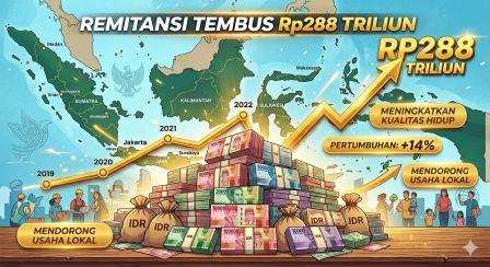 Remitansi Pekerja Migran Indonesia Tembus Rp288 Triliun di 2025, Naik 14 Persen