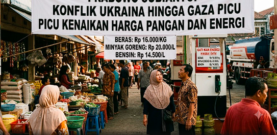 Prabowo: Konflik Ukraina hingga Gaza Picu Kenaikan Harga Pangan dan Energi