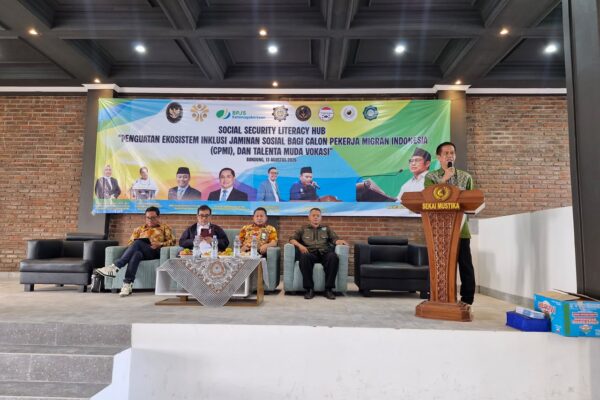 Social Security Literacy Hub Perkuat Literasi Jaminan Sosial bagi CPMI dan Talenta Vokasi di Bandung