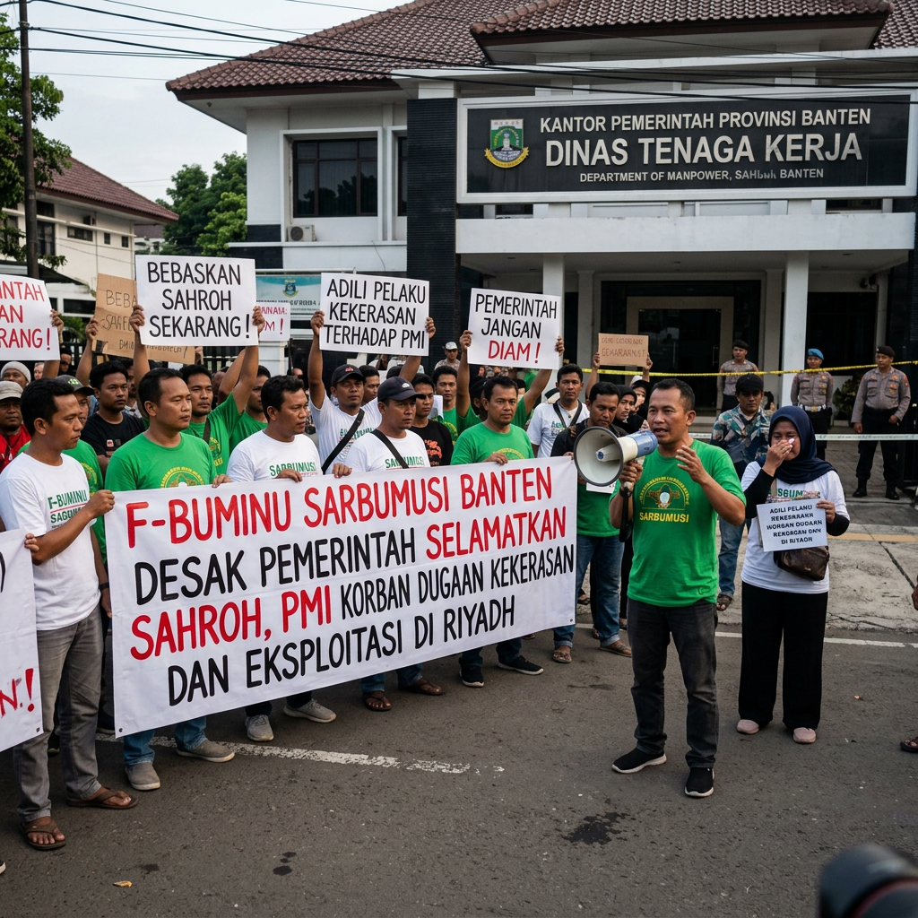 F-Buminu Sarbumusi Banten Desak Pemerintah Selamatkan Sahroh, PMI Korban Dugaan Kekerasan dan Eksploitasi di Riyadh